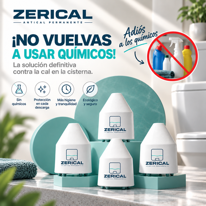 Cuatro unidades de Zerical™: ¡no vuelvas a usar químicos!